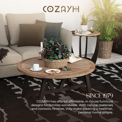 Rustic Farmhouse Coffee Table - Image 7