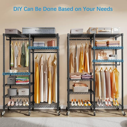 VIPEK R4 Garment Racks Heavy Duty Clothes Rack -620lb Capacity Metal Frame - Image 6