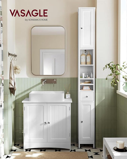 VASAGLE Tall Storage Cabinet, Slim Freestanding Floor Cabinet - Image 2