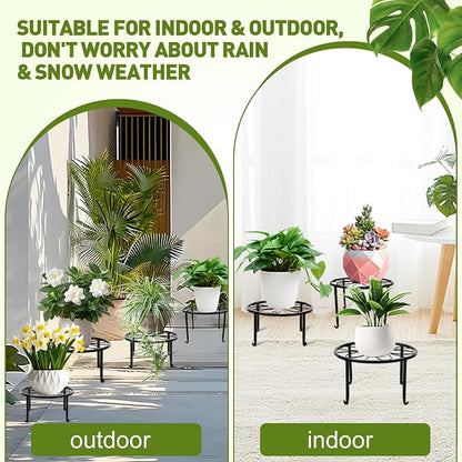 ESRICH 10 Pack Plant Stand, Metal Plant Stands - Image 5