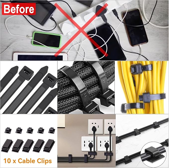YUANYE Cable Management Box Cable Management Kit - Image 4