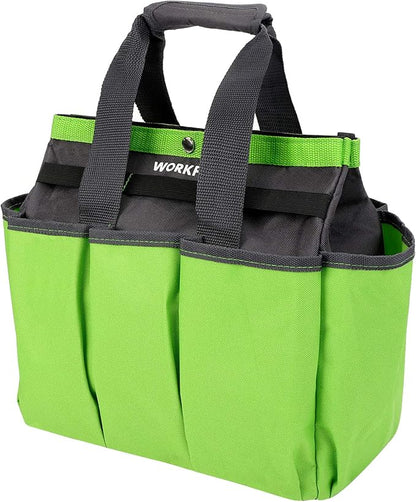 WORKPRO Garden Tool Bag, 8 Pockets Gardening Bag, Heavy Duty Oxford Garden Tote - Image 3