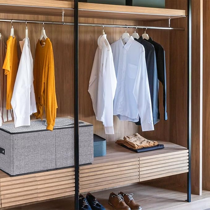 Fabric Storage Boxes, Foldable Storage Baskets - Image 7
