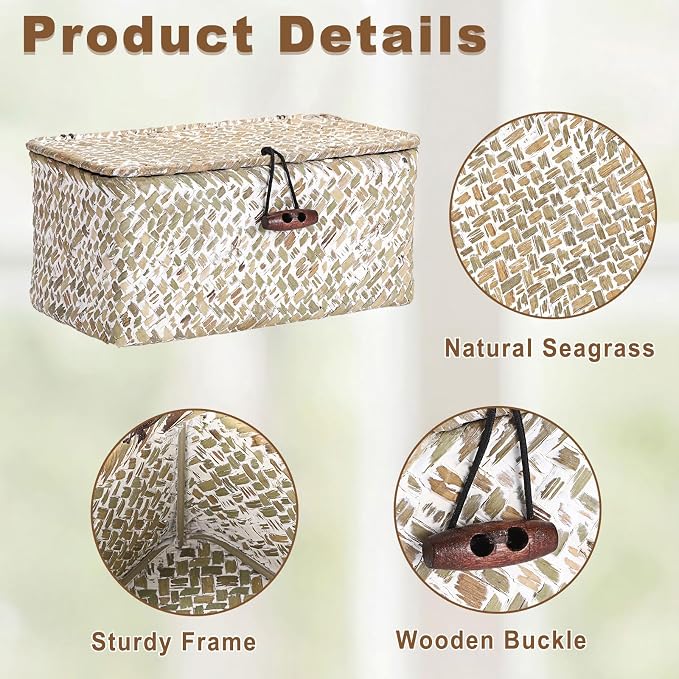 Hipiwe Mini Seagrass Basket - Image 6