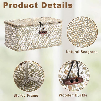 Hipiwe Mini Seagrass Basket - Image 6