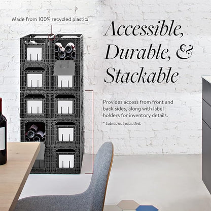 Flexible Wine Storage System for Wine Collectors | Front and Rear Access Door | - Image 3