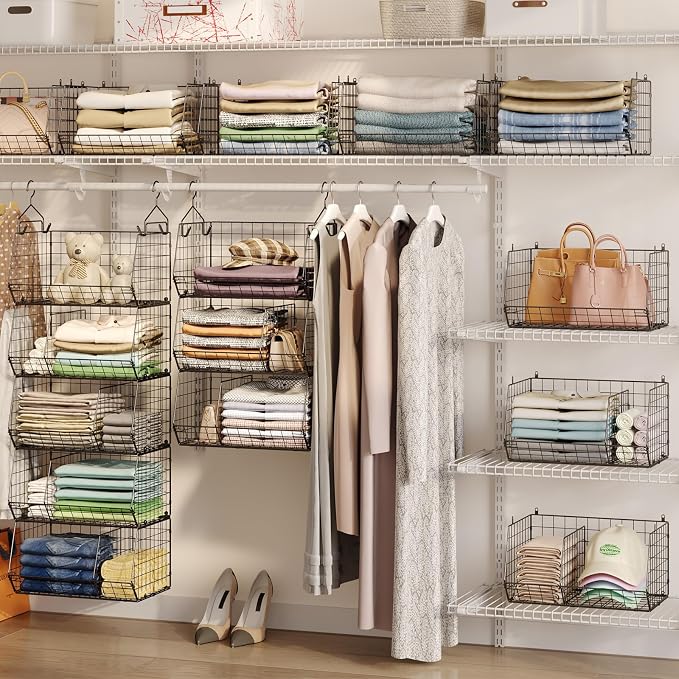 5 Tier Extra Large Closet Hanging Organizer - Image 2