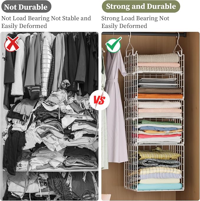 X-cosrack Closet Hanging Organizer and Storage - Image 7