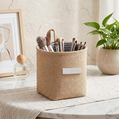 Small Hanging Basket 2Pcs Small Wall Basket Hanging Storage Basket | Cotton & - Image 7