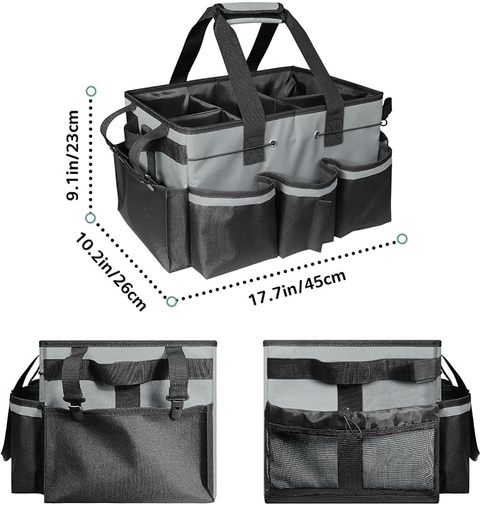 Boczif Cleaning Caddy Bag Wearable, Supplies Organizer - Image 5