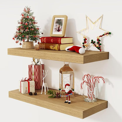 30 Inch Floating Shelves, 12 Inch Deep Floating Shelves by FunMemories
