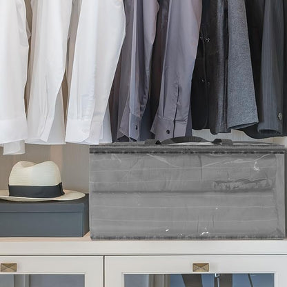 Vieshful Grey 40L Clear Clothes Storage Bag - Image 6