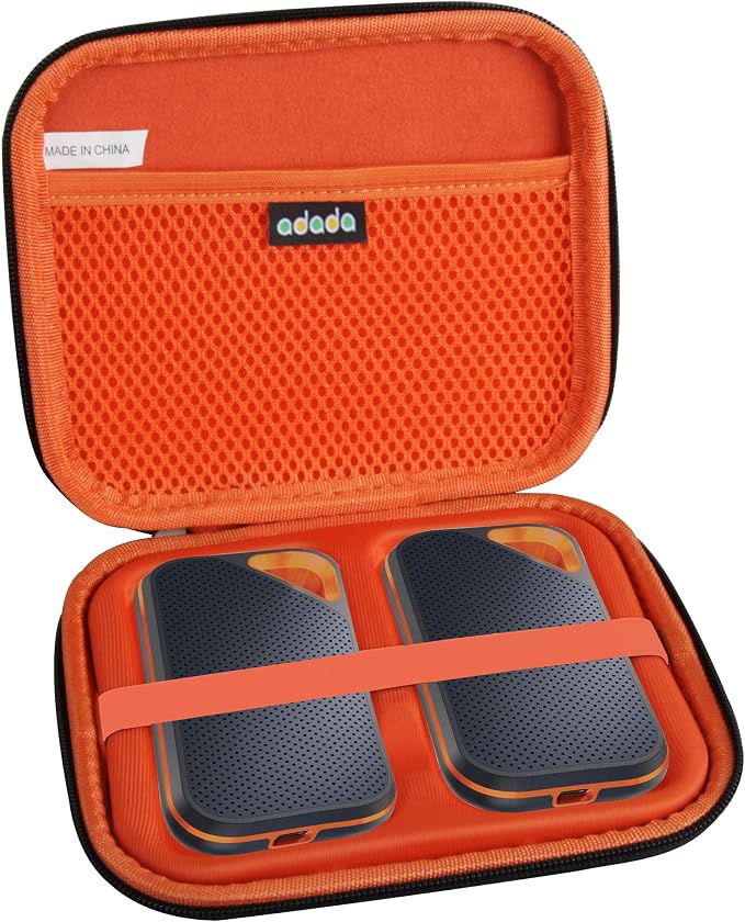 Adada Hard Case for SanDisk 500GB / 250GB / 1TB / 2TB Extreme Pro Portable SSD by adada