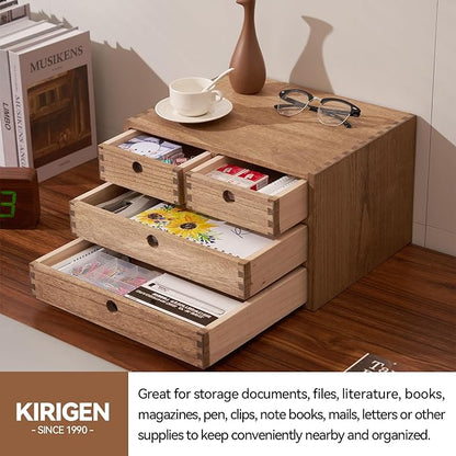 KIRIGEN Wood Desk Organizer - Image 5