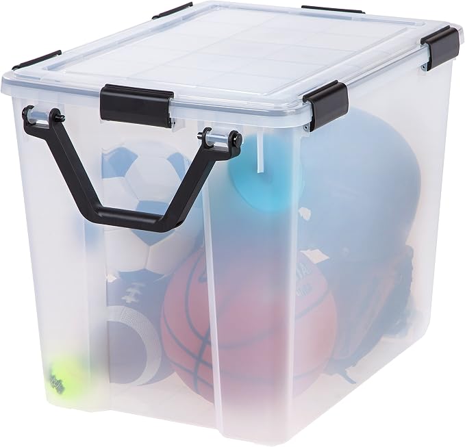 IRIS USA WeatherPro 103 Qt Storage Bins - Image 8