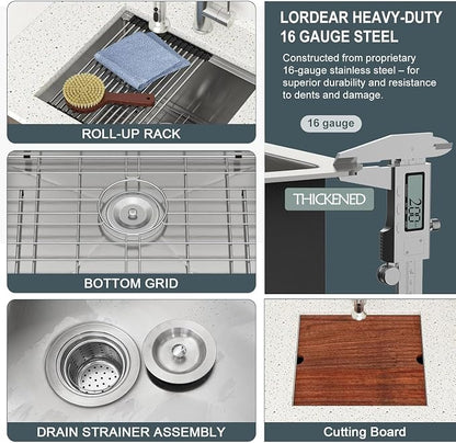 21 Laundry Sink Stainless Steel - Image 9