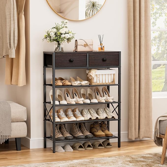 Shoe Rack for Entryway, 5 Tier Shoe Organizer - Image 4