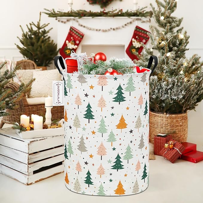 QUEENLALA Large Storage Basket, Laundry Hamper/Bathroom/Home Decor/Collapsible - Image 7