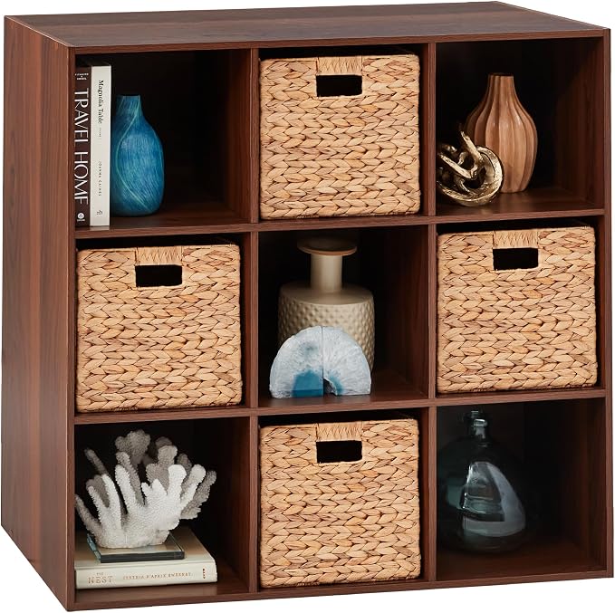 Best Choice Products 9-Cube Storage Organizer, 11in Shelf Opening, Display Shelf by Unknown
