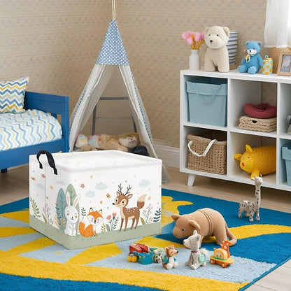 Rectangular Kids Storage Basket Baby Storage Basket - Image 4