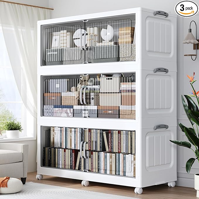 120Gal Extra Large Stackable Storage Bins by QAVABIN