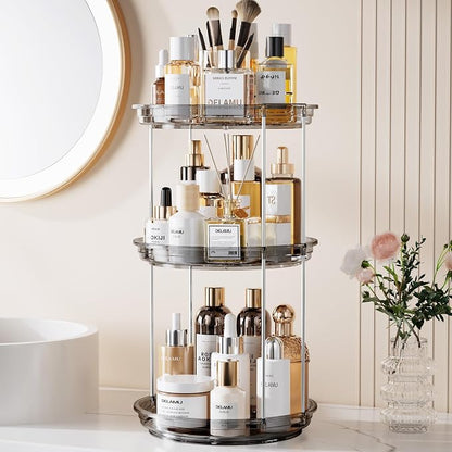 Delamu 3 Tier Rotating Makeup Organizer - Image 4