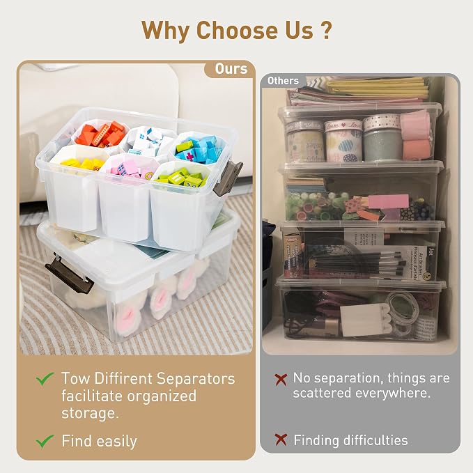 Citylife 17 QT Plastic Storage Box - Image 5