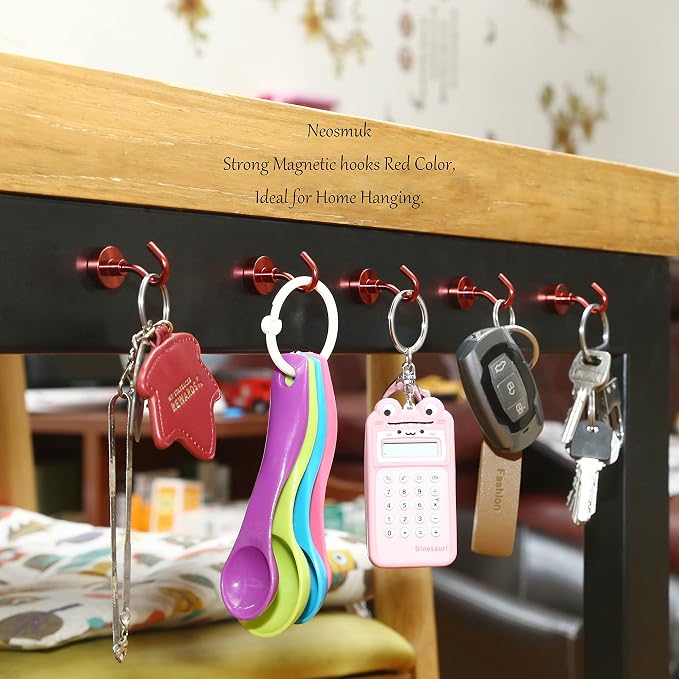 Neosmuk Magnetic Hooks, Heavy Duty 30lb+ Strong Magnet Hook - Image 7