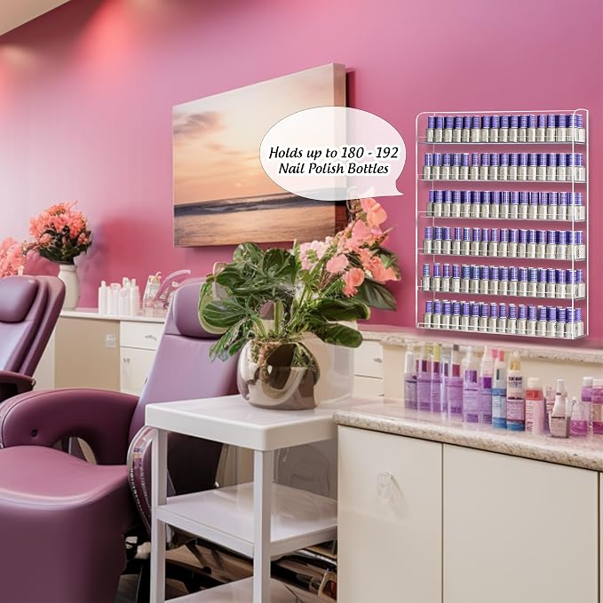 AMT 6 Tier Acrylic Nail Polish Racks - Image 4