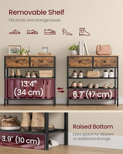 VASAGLE Shoe Rack, 4 Tier Shoe Storage Rack - Image 6