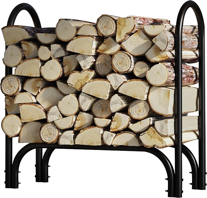 Fire Beauty Firewood Rack Log Holder, Log Storage Holder, Storage Rack - Image 6