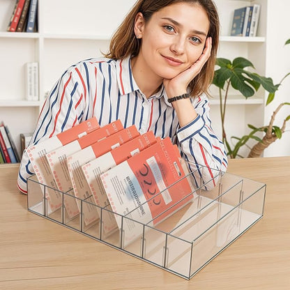 2 Packs Mail Organizer Plastic Cash Tray - Image 7