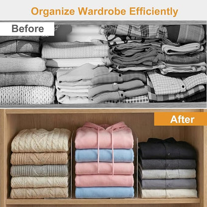 SortNStore Shelf Dividers for Closet Organization: 10" Tall x 12" Deep - Image 6