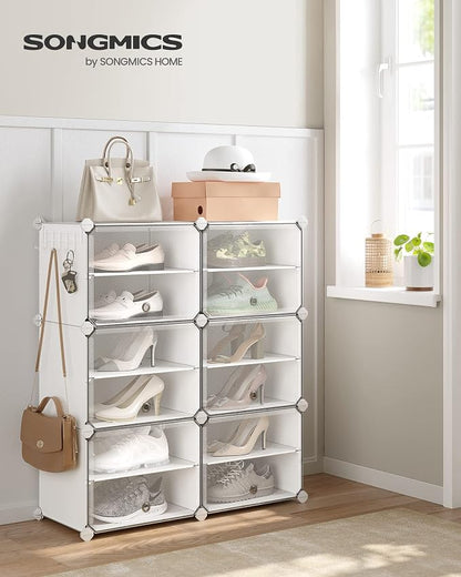 SONGMICS Shoe Rack Organizer, 6-Tier Shoe Storage Cabinet - Image 2