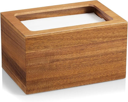 Dryer Sheet Holder, Acacia Wood Laundry Sheets Container, Laundry Room by Unknown