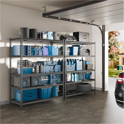 FLEXIMOUNTS Garage Shelving, Heavy Duty Shelving 2000 lbs, 5-Tier Garage - Image 2