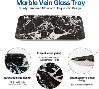 Vanity Decorative Tray, Bathroom & Countertop Organizer - Image 4