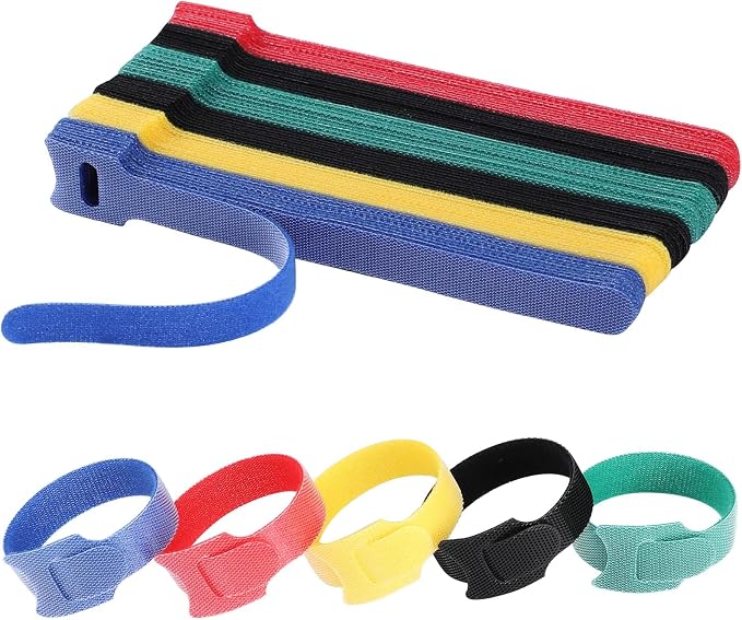 MVYC 150PCS 8 Inch Cable Ties Reusable Multi-Purpose Wire Ties Cord Organizer by SyncYourLifeWithMVYC