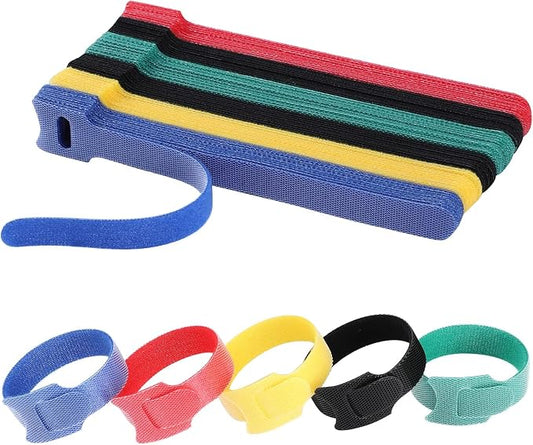 MVYC 150PCS 8 Inch Cable Ties Reusable Multi-Purpose Wire Ties Cord Organizer by SyncYourLifeWithMVYC