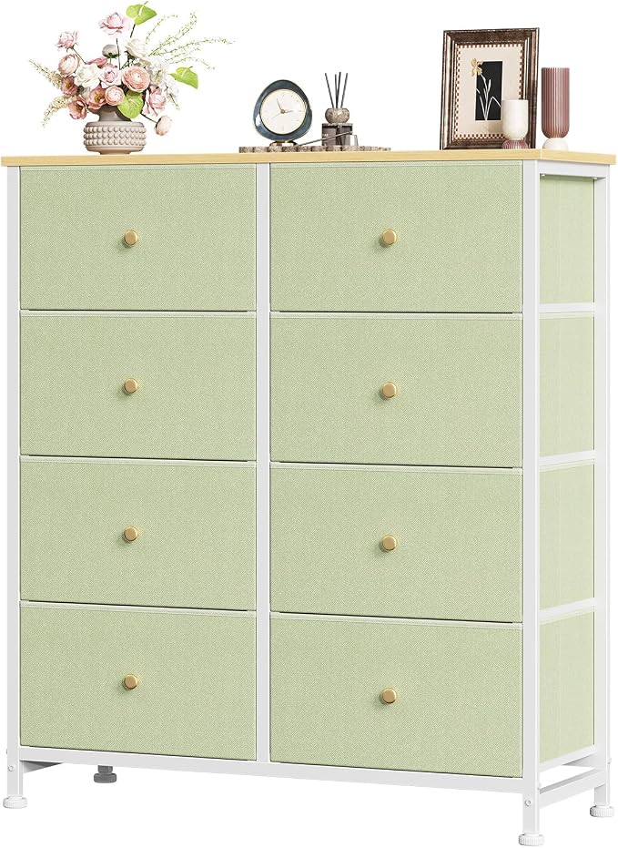 Sweetcrispy 8 Drawer Dresser for Bedroom Tall, Organizer Storage Drawers | by Sweetcrispy