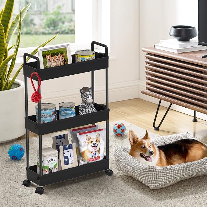 SOLEJAZZ Slim Rolling Storage Cart - Image 6