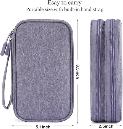 CAAORDKSO Travel Electronic Organizer Pouch Bag, Waterproof Portable Electronic - Image 2