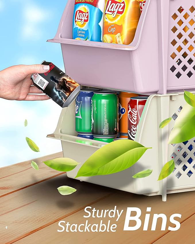 TidyFriend Stackable Storage Bins - Image 6