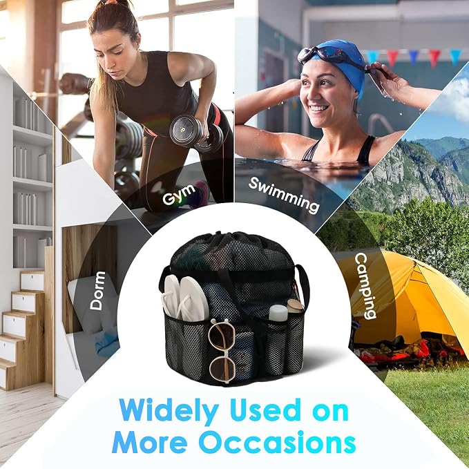 Fammart Mesh Shower Caddy Portable - Image 8