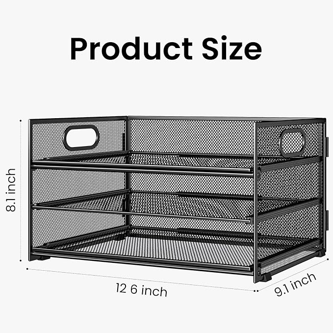 Subekyu 2-Pack 3-Tier Paper Letter Tray Organizer - Image 4