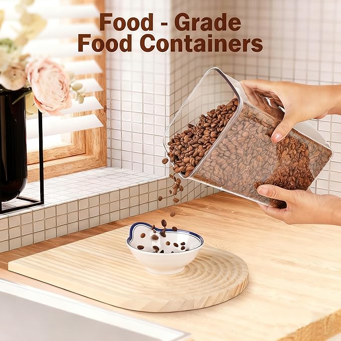 4 Pcs Large Pop Airtight Food Storage Containers Set - Image 7