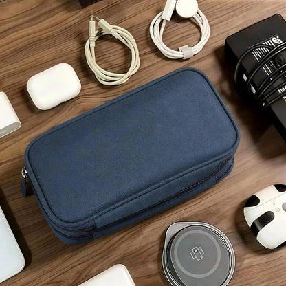 Portable Waterproof Double Layers All-in-One Storage Bag, Travel Cord - Image 7