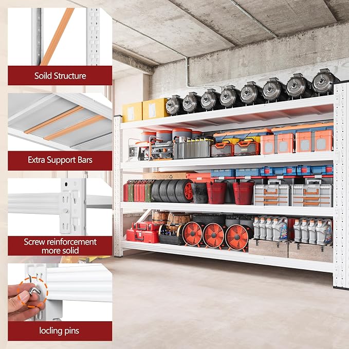 RAVIGIN 5000LBS Storage Shelves, Shelving Units Industrial Shelving - Image 7