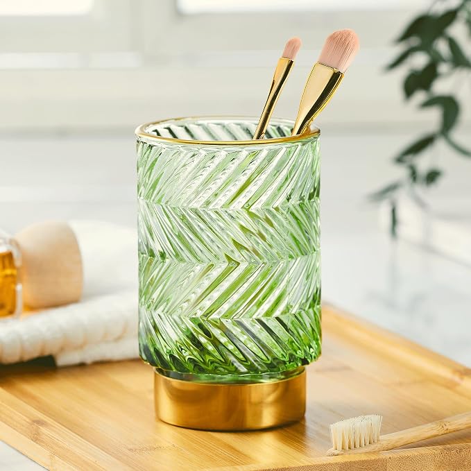 Makeup Brush Holder Organizer, Toothbrush Holders, Desk Pen Pencil Holder - Image 8