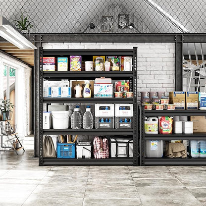 48" W Garage Storage Shelves Heavy Duty, 3000LBS Loads Adjustable Garage - Image 2
